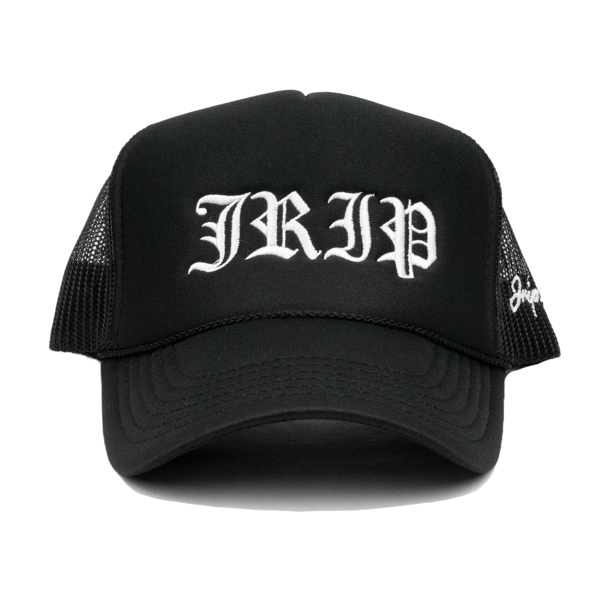 Jrip Script Trucker Hat (BLACK)